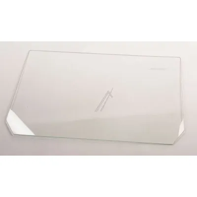 Glasfach 380x255x4 mm für Kühlschrank Amica 1038193 transparente Ablage