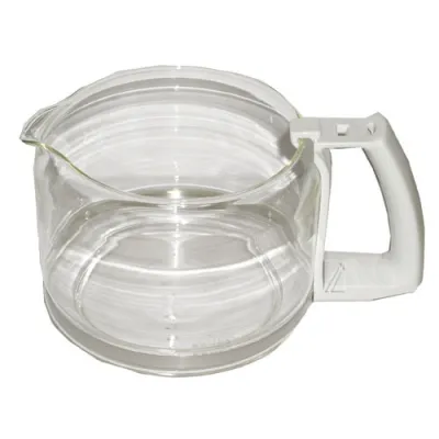 Glaskanne für Kaffeemaschine Groupe Seb F0347010F 10 Tassen, weiß, ohne Deckel