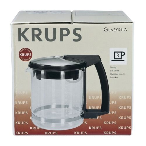 Bild: Glaskanne Krups F0464210F mit Filter und Deckel für Filterkaffeemaschine