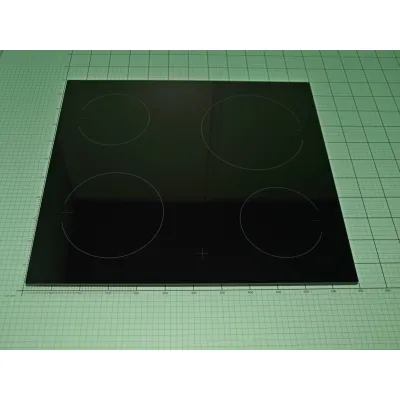 Glaskeramikfeld für Ofen Amica 9065948 Kochfeld, hitzebeständig