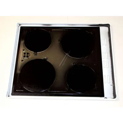 Glaskeramikrahmen grau für Beko Ofen C00864638 Kochfeld