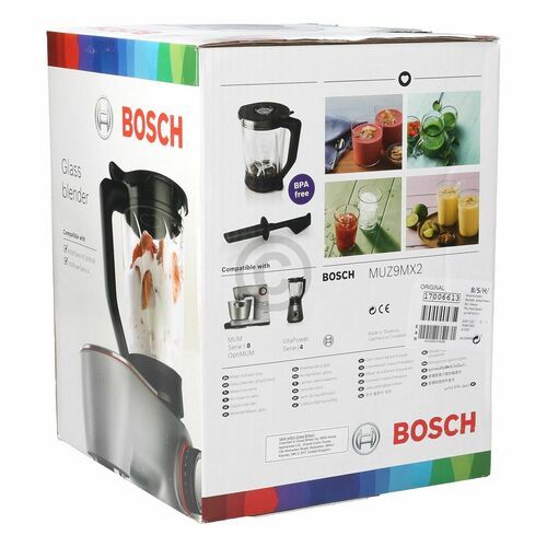 Bild: Glasmixbecher mit Deckel Bosch 17006613 MUZ9MX2 für Küchenmaschine
