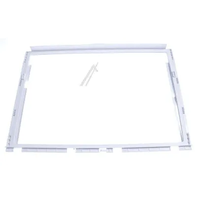 Glasplatte für Kühlschrank Bosch Siemens 11053347 mit Schienenprofilen