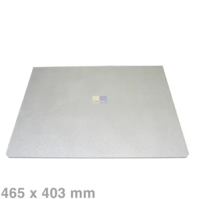 Glasplatte Indesit C00076928 465x403mm für Gemüsefach Kühlschrank