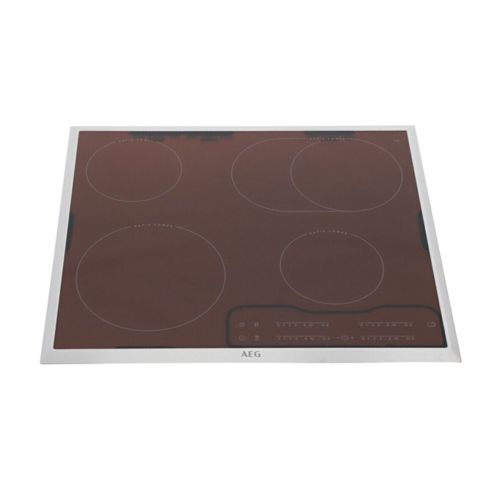 Bild: Glasplatte mit Rahmen, Inox (5551124315)