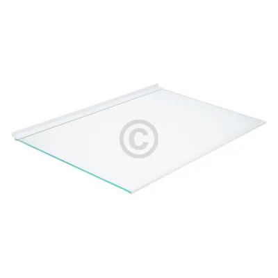 Glasplatte oben für Kühlteil Gorenje 433266 482x325mm mit Leisten in