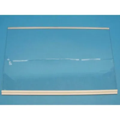 Glasplatte oben Gorenje 433234 482x325mm mit Leisten für Kühlschrank