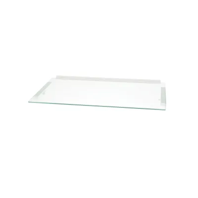 Glasplatte Siemens 00677010 455x288mm mit Leisten für Kühlschrank