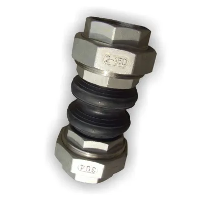 DIMPLEX Doppelbalg-Gummikompensator KOMP 32 DN32 362060 | 2 Stück | L186mm | EPDM | Heizungsentkoppler | max. 8 bar