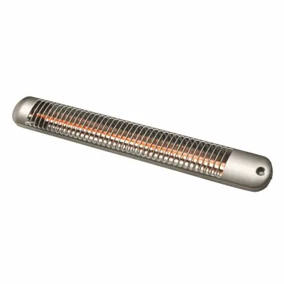 DIMPLEX BK 1202 S Infrarot-Wandheizstrahler 1200W | 3 Stufen | Quarz | IP24 | schwenkbar | silber