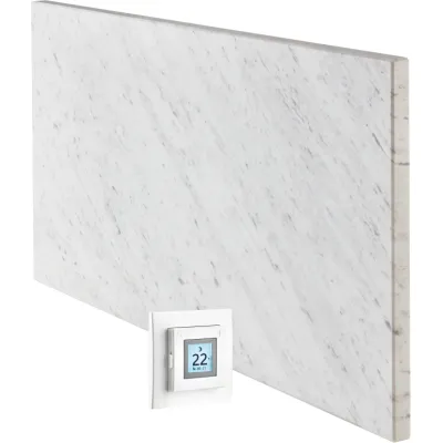 DIMPLEX Infrarot-Natursteinheizung MH 12 NO | 1,25 kW | Granit | Wandmontage | IP66 | Raumthermostat | weiß