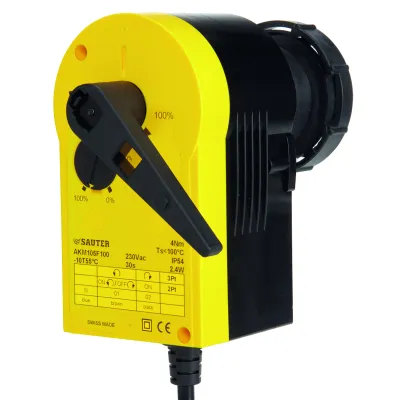 DIMPLEX Stellmotor EMA DWK 374750 | 3-Wege-Kugelhahn Stellantrieb | 230V AC | 5 Nm | 120s | IP54 | 1m Kabel | Kunststoff