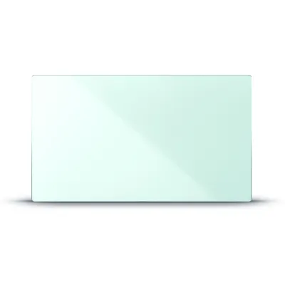 DIMPLEX Clip-on-Glasplatte NDG2 132 W | Glasaufsatz 20 cm für DTD-Konvektor 87000024 | Sicherheitsglas | Weiß | glänzend