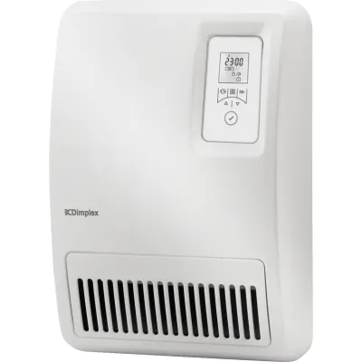 DIMPLEX Badezimmer Schnellheizer H 260E 2000W | Wandmontage | Thermostat | Wochenprogramm | IP24 | weiß