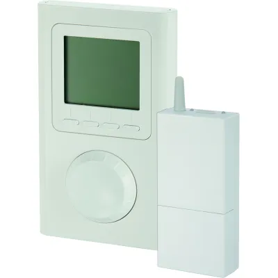 Dimplex Funkthermostat RTU 101F 373750 | Raumthermostat Set Sender & Empfänger | Aufputz | 230V | Weiß