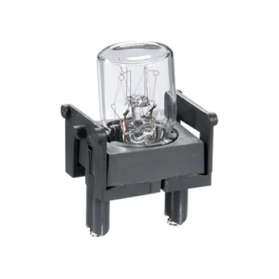 GIRA Glimmlampenelement 099400 | E14 Fassung | 5-7W | 230V | Beleuchtungseinsatz | Lichtsignal | Weiß