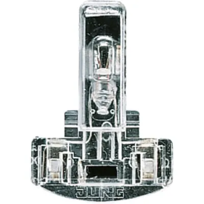 JUNG Glühlampe 96-24 | Steck-Glühlampe für Schalter & Taster | 24V 25mA | Stecksockel | weiß