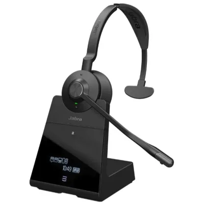 Jabra Headset Mono Engage 75 SE | DECT & Bluetooth | 150m Reichweite | Geräuschunterdrückung | USB-C | Schwarz