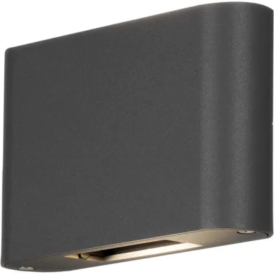 Konstsmide LED-Außenwandleuchte Chieri 7854-370 | 2x6W | 1800lm | verstellbar | Aluminium | IP54 | anthrazit