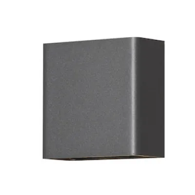 Konstsmide LED-Wandleuchte Chieri 7891-370 | Außenleuchte | 4x1W | 400lm | 3000K | IP54 | Aluminium | anthrazit