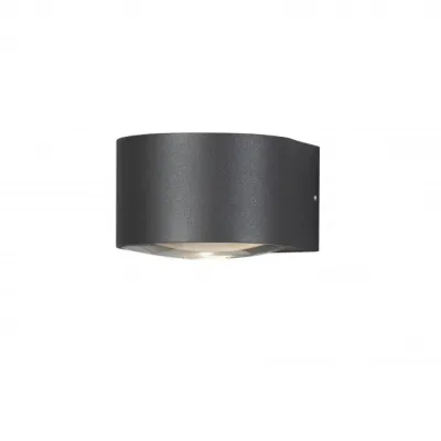 Konstsmide LED-Wandleuchte Gela 7882-370 | 2x6W | 980lm | IP54 | 3000K | Up/Down | Aluminium anthrazit | 11x6,5x15,5cm
