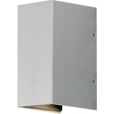 Konstsmide LED Wandleuchte Cremona 7940-310 | Außenleuchte | 2x3W | 3000K warmweiß | IP54 | Aluminium grau | 8x11x17cm