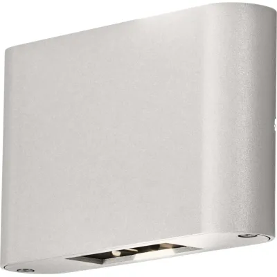 Konstsmide LED Außenwandleuchte Chieri 7854-250 | 2x6W | 1800lm | 3000K | IP54 | Aluminium Glas | verstellbar | weiß