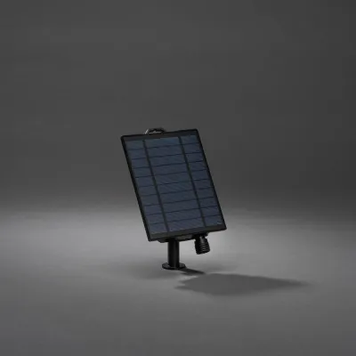 Gnosjö Solar-Batteriebox 3776-000 | für LED Lichterketten | IP44 | Timer | Lichtsensor | Dimmer | Fernbedienung