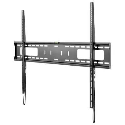 goobay TV-Wandhalterung Pro FIXED XL 49892 | Wandmontage | 43-100 Zoll | bis 75 kg | VESA 900x600 | superflach | Schwarz