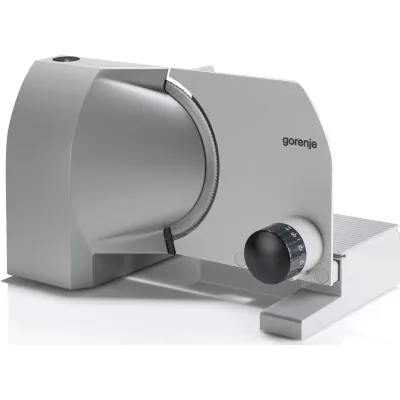 Gorenje Allesschneider R708A | 100W Motor | Solingen Edelstahlmesser 17cm | Schnittstärke 0-15mm | Metallgehäuse