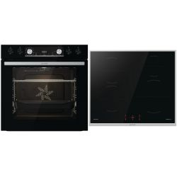 Gorenje Black Set Induktion BCIX6737E05BG+GI6400BXDE