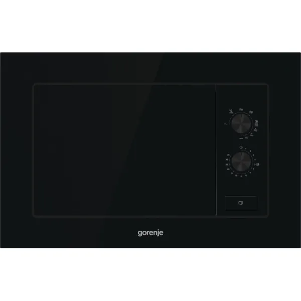 Gorenje Einbau-Mikrowelle BM171EG1B | Mikrowelle mit Grill | 17L | 700W | 1000W Grill | AquaClean | Schwarz