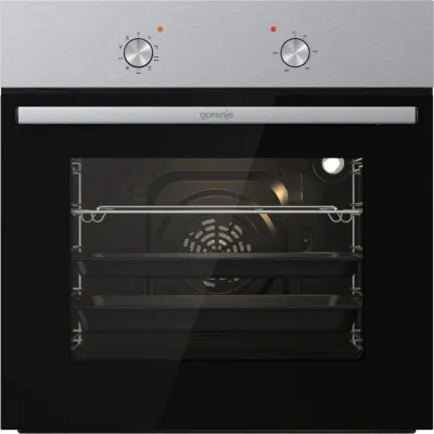 Gorenje Einbau-Backofen BO671703AX | 73l | 9 Heizarten | EnamelClean | versenkbare Knebel | Edelstahl | Energieklasse A