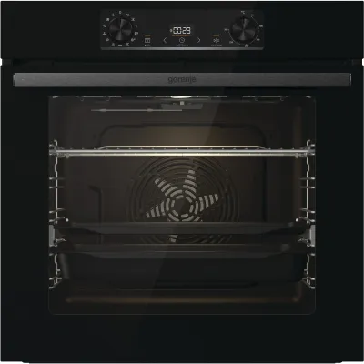 Gorenje Einbau-Backofen BOS 6737 E13BG | 77 l | AirFry | Dampf-Funktion | Teleskopauszug | A | Schwarz