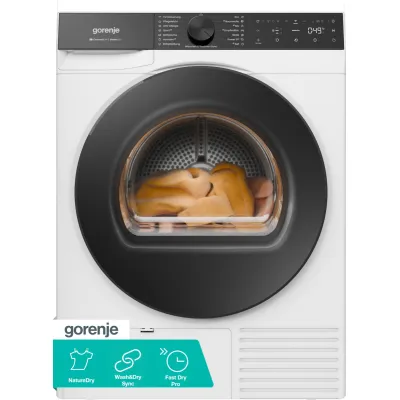 Gorenje Wärmepumpentrockner D5G69CP | 9 kg | WLAN | 15 Programme | FastDry Pro | Energieklasse C | weiß