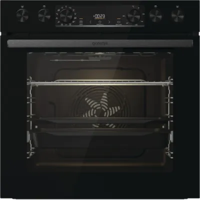 Gorenje Einbau-Herdset BCSI6737E06BG+GI6400BX | Induktion | 60 cm | AirFry | Teleskopauszug | Pizza-Funktion | Schwarz