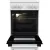 Bild: Gorenje Elektro Standherd GE5A23WH | 50 cm | 74 l Backofen | 4 Kochplatten | Pizza-Funktion | AquaClean | A | Weiß