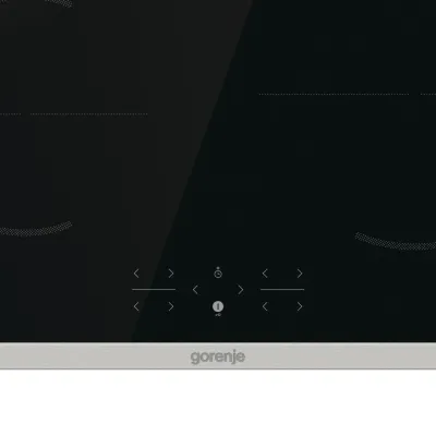 Gorenje Induktionskochfeld GI6401BX | 60cm | 4 Zonen | PowerBoost | BigZone 23cm | TouchControl | Edelstahlrahmen