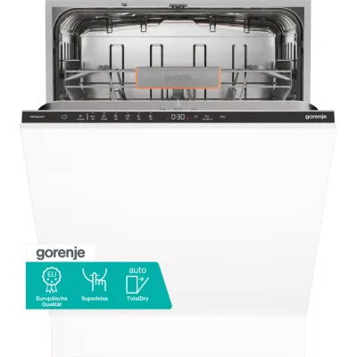 Gorenje Geschirrspüler vollintegrierbar GV642C65 | 60 cm | 14 Maßgedecke | Energieeffizienz C | 46 dB | TotalDry