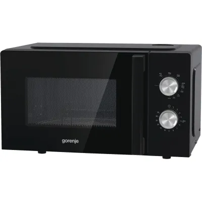 Gorenje Mikrowelle mit Grill MO20E2BH | 20 l Garraum | 800 W Mikrowellenleistung | 1000 W Grill | 5 Stufen | schwarz, B-Ware