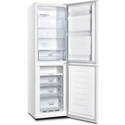 Gorenje Kühl-Gefrierkombination NRK418ECW4 | NoFrost Plus | 256l | 182,4cm | Standgerät | Energieklasse E | Weiß