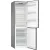Bild: Gorenje Kühl-Gefrierkombination NRK61CS2XL4 | 185 cm Höhe | 300 L | NoFrost | Inverter-Kompressor | Edelstahl silber