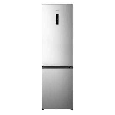 Gorenje Kühl-Gefrierkombination NRK620AAXL4 | NoFrost Plus | 336L | A | Edelstahl | 201,7x59,5x57,9cm | 35dB | grau