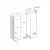 Bild: Gorenje Einbau Kühl-Gefrierkombination NRKI517C62WF | NoFrost | Wi-Fi | 252L | Energieeffizienz C | 178cm | LED | Weiß