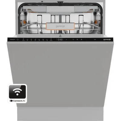 Gorenje Geschirrspüler vollintegrierbar ULTRA16BWIFI | 60cm | 16 Maßgedecke | B | 38dB | WiFi | Schwarz