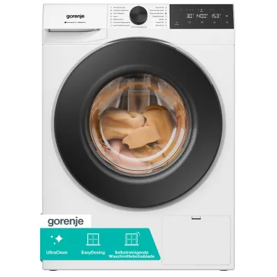 Gorenje Waschmaschine W5G484A3P1 | Frontlader 8kg | 1400 U/min | A | Wifi | Dampf | AquaStop | Weiß