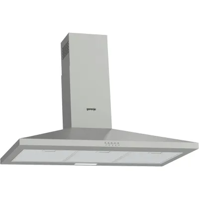 Gorenje Kaminhaube WHC929E4X-DE | Dunstabzugshaube 90 cm Edelstahl | 450 m³/h | LED | 3 Stufen | 65 dB | Energieklasse B