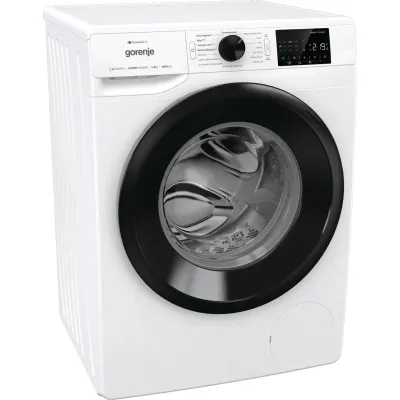 Gorenje Waschmaschine WPNEI84A1TS | Frontlader 8 kg | 1400 U/min | Energieklasse A | Dampffunktion | WLAN | Weiß