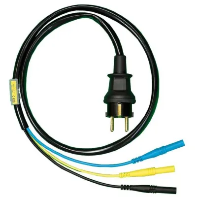 Gossen Metrawatt PRO-Schuko Messadapter Z503K | Einphasig | Für PROFITEST INTRO | CAT III | 230V 16A | 1m