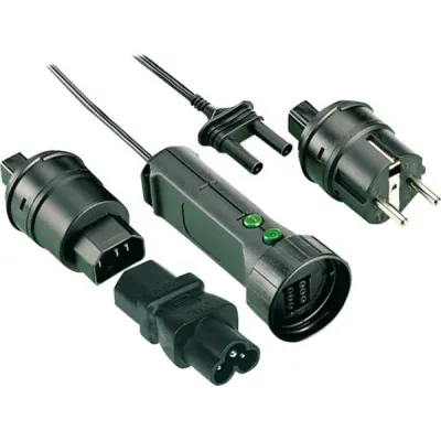 Gossen Metrawatt Adapter EL1 Z723A | Prüfadapter für Verlängerungsleitungen | SECUTEST Zubehör | CAT II | schwarz